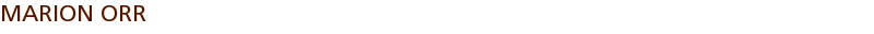 MARION ORR
