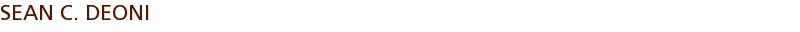 SEAN C. DEONI